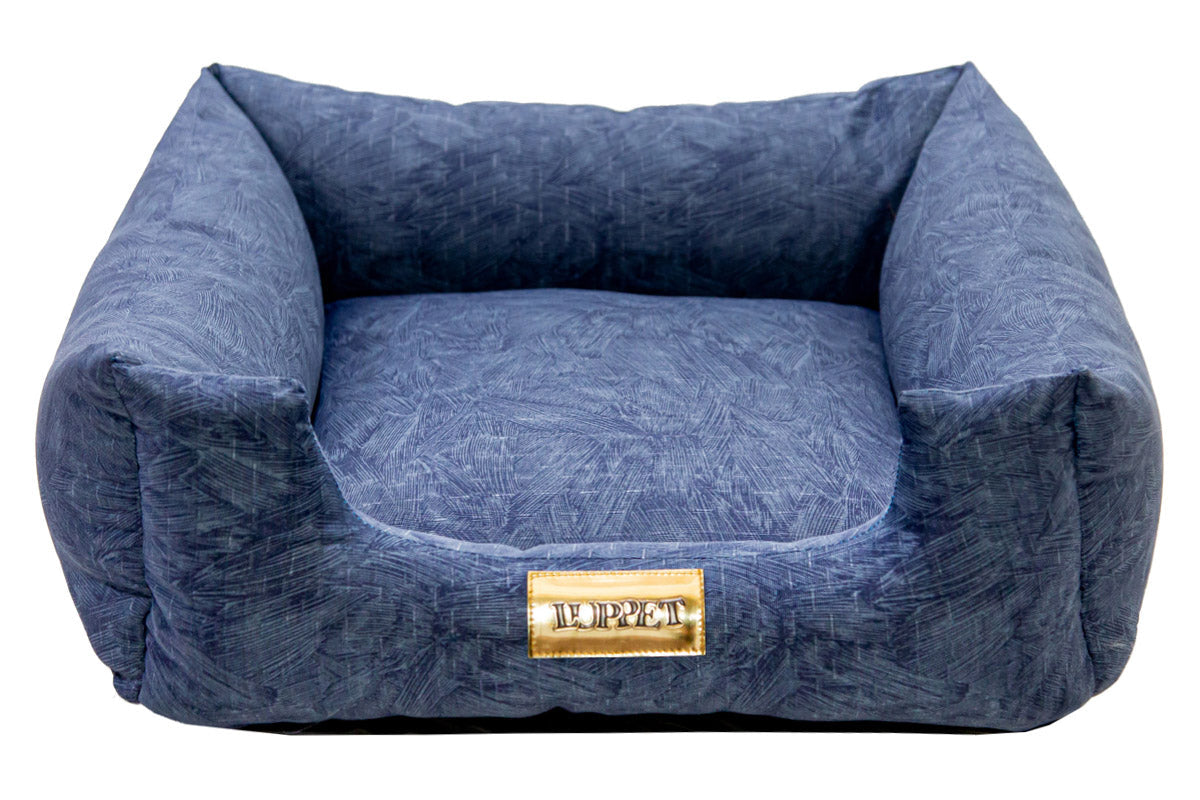 Cama para Cachorro ou Gato Luxo | Luppet Azul Petróleo