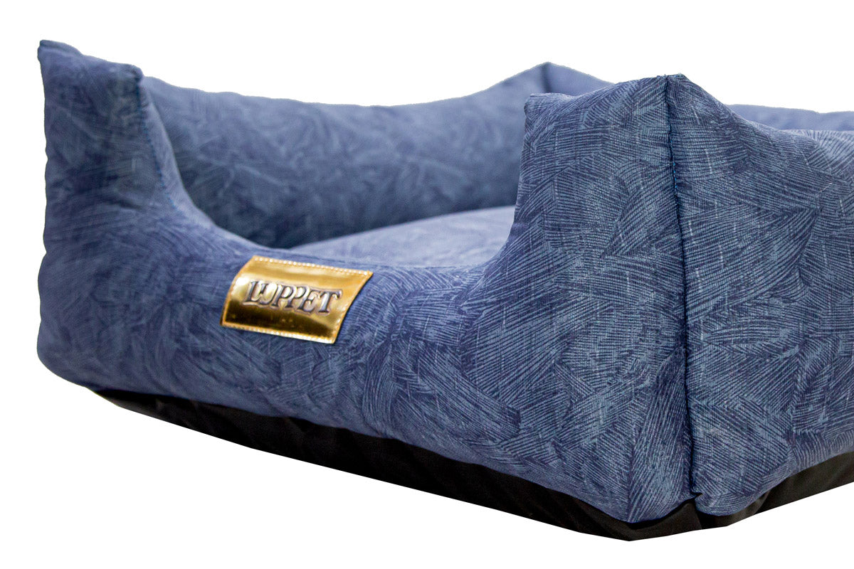 Cama para Cachorro ou Gato Luxo | Luppet Azul Petróleo