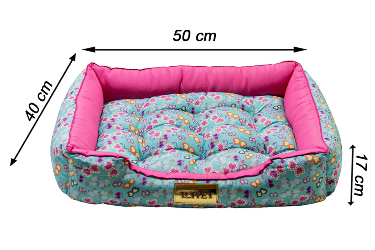 Cama Retangular para Cachorro ou Gato | Luppet Borboleta™
