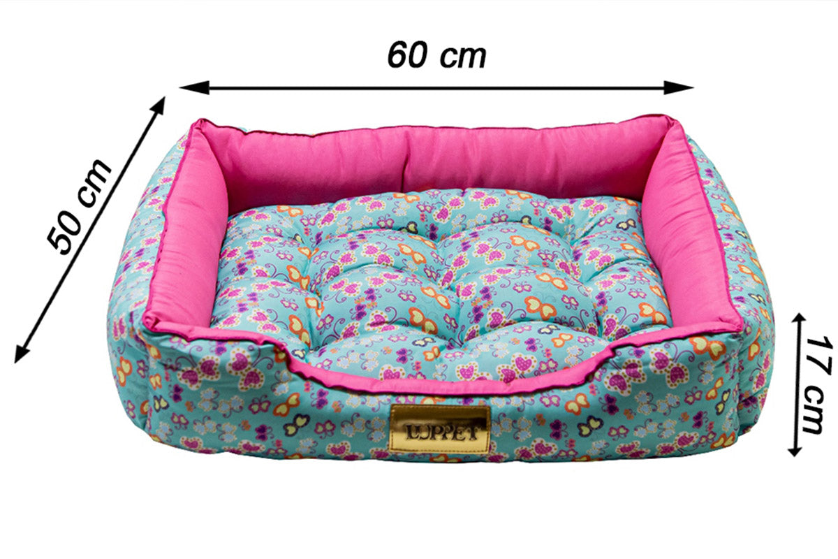 Cama Retangular para Cachorro ou Gato | Luppet Borboleta™