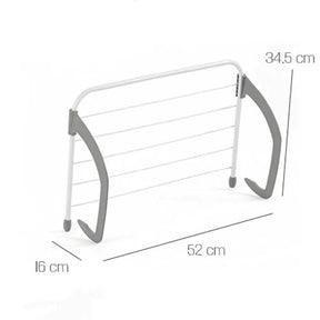 Varal Portátil Dobravel de Porta e Janela com 15%OFF + Frete Grátis-Pague em até 3 x sem Juros