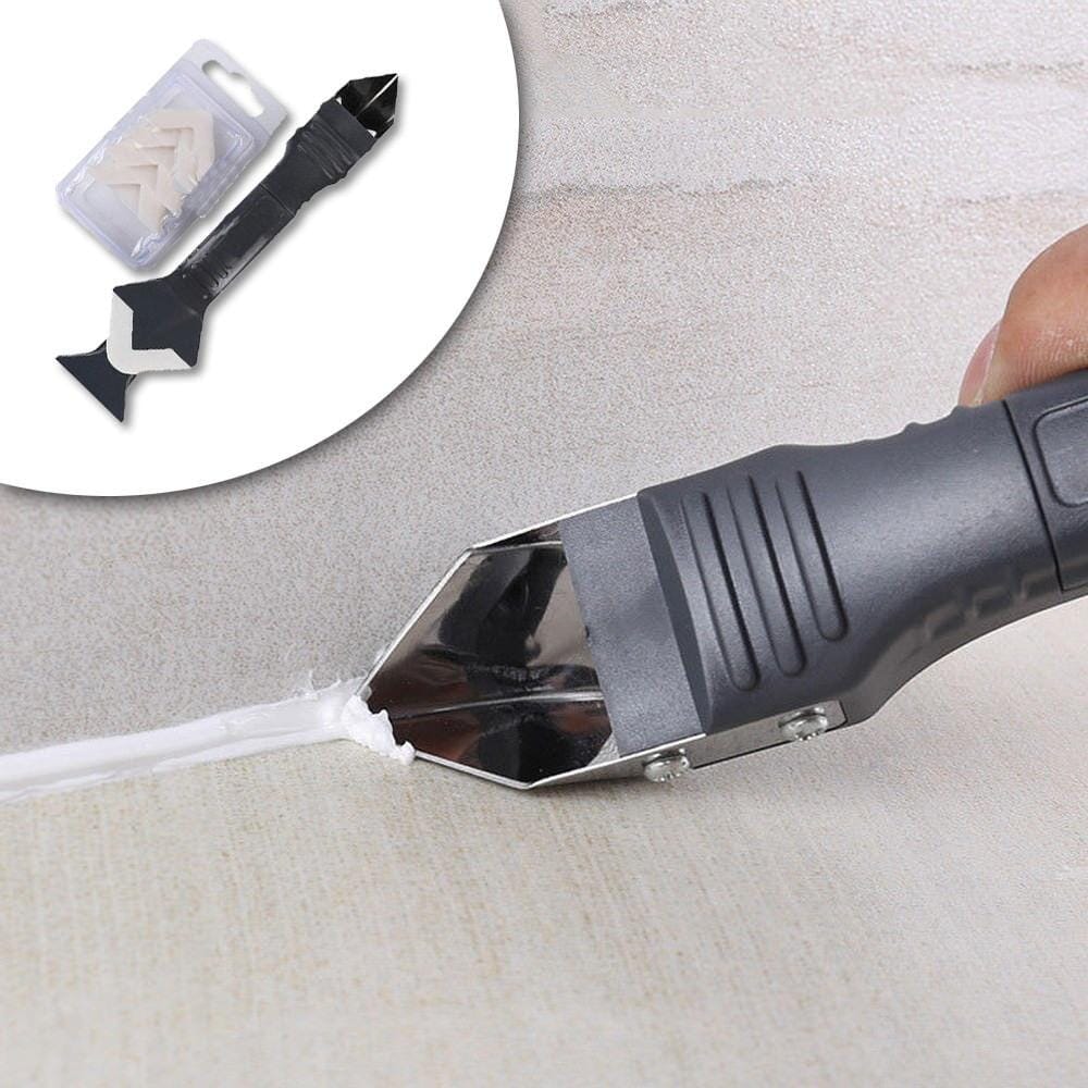Raspador de Silicone, Selante e Rejunte Multifuncional 3 em 1 Thind