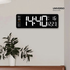 Relógio de Parede Digital LED - Minz