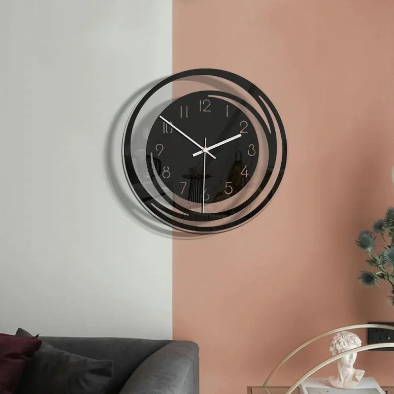 Relógio de Parede para Decoração Criativa Estilo Nórdico
