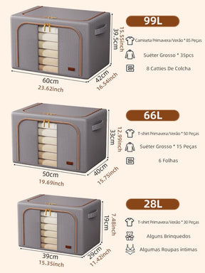 Saco de Armazenamento de Roupa de Alta Capacidade Stoly II