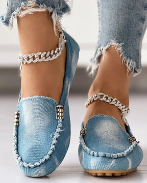 Sapato Feminino Mocassim LuxSoft - Tudo Tem