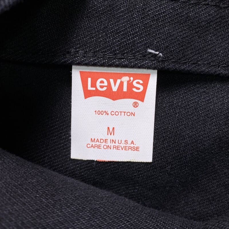 Jaqueta Denim Tears x Levi's Black