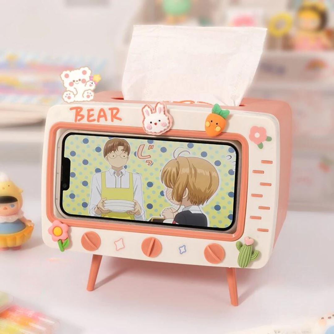 Suporte para Celular + Porta Lenços Umedecidos Infantil