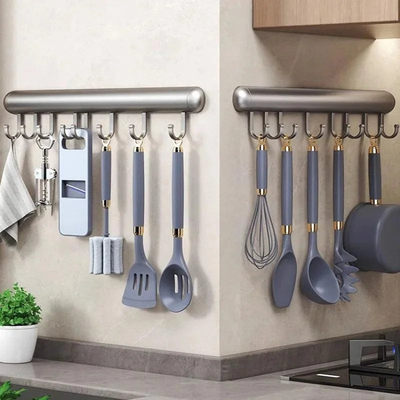 Suporte de Parede Organizador de Utensílios de Cozinha