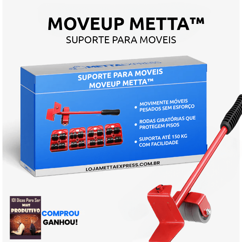 Suporte para moveis - MoveUp Metta™ + Brinde - Tudo Tem