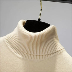 Sweater Peluciado Térmica Gola Alta