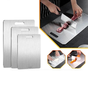 Tábua de Corte de Aço Inoxidável para Cozinha