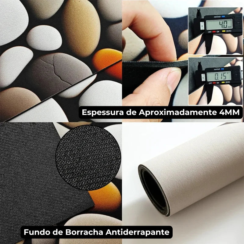 Tapete de Banheiro Minimalista com Absorção Rápida e Secagem Instantânea