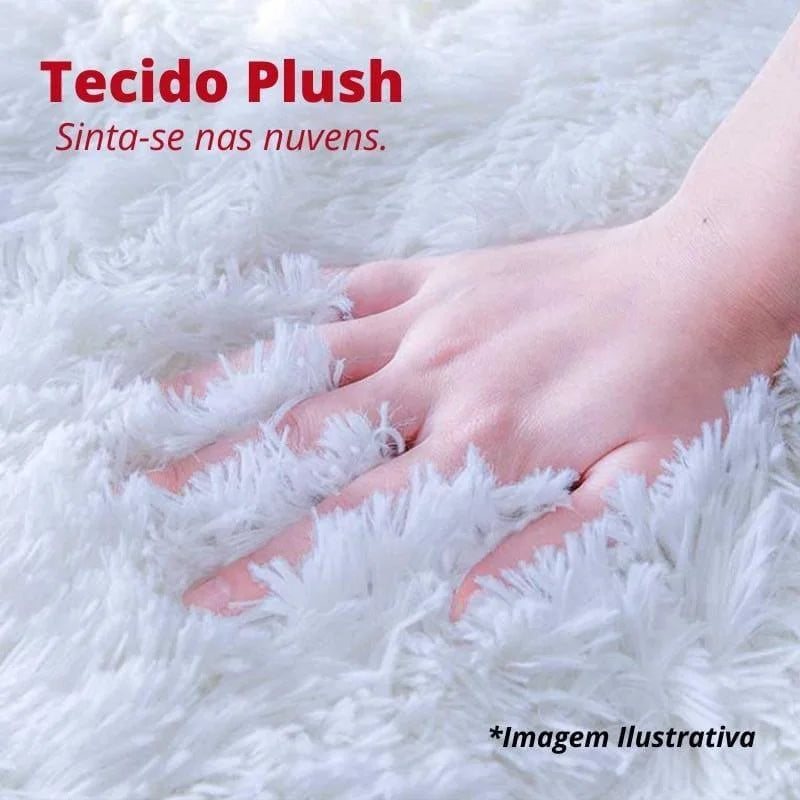 Tapete Felpudo Liso Preto