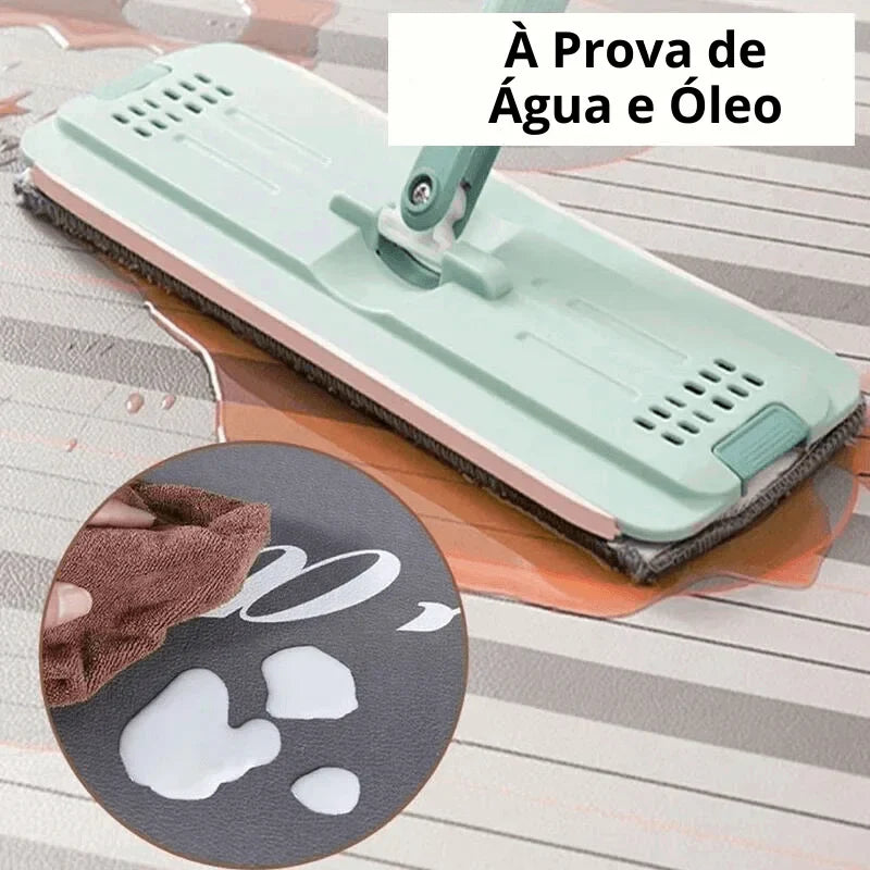 Tapete Minimalista para Cozinha Impermeável Antiderrapante