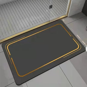 Tapete Moderno Absorvente e Antiderrapante para Banheiro