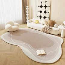 Tapete Moderno Formato Especial Irregular Luxuoso