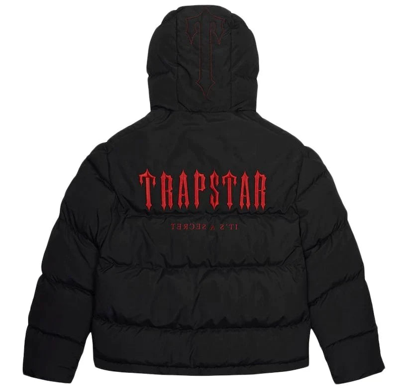 Jaqueta Trapstar Decoded Hooded Puffer 2.0 Infrared Edition