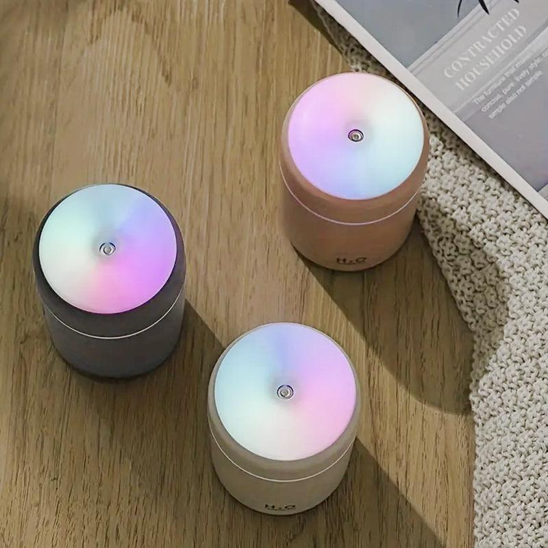 Umidificador e Difusor De Ar Portátil LED RGB