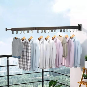 Varal Retrátil de Roupas de Parede Alumínio LuxeLine da