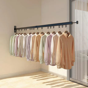 Varal Retrátil de Roupas de Parede Alumínio LuxeLine da