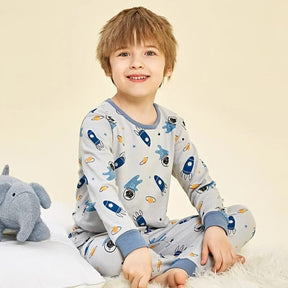 Pijama Infantil Manga Longa em Algodão