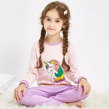 Pijama Infantil Manga Longa em Algodão