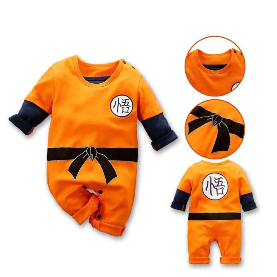 Macacão Bebê Cosplay Anime