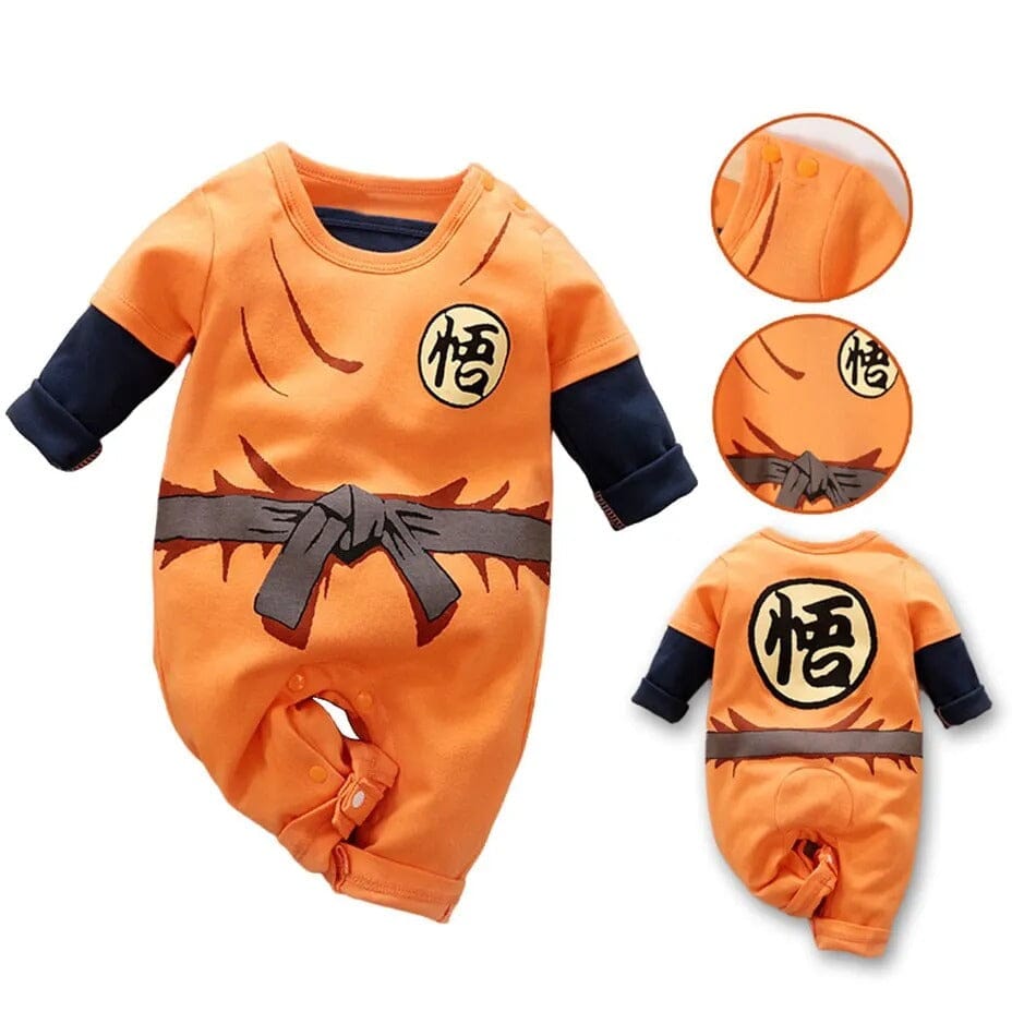 Macacão Bebê Cosplay Anime