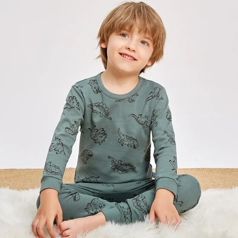 Pijama Infantil Manga Longa em Algodão