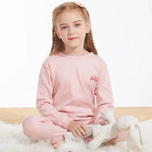 Pijama Infantil Manga Longa em Algodão