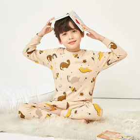 Pijama Infantil Manga Longa em Algodão