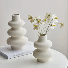 Vaso Decorativo Cerâmico Estilo Nórdico para Sala