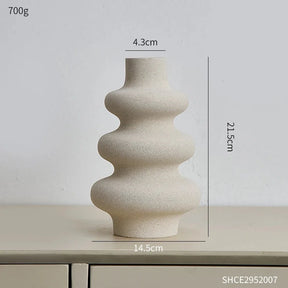 Vaso Decorativo Cerâmico Estilo Nórdico para Sala