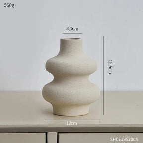 Vaso Decorativo Cerâmico Estilo Nórdico para Sala