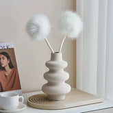 Vaso Decorativo Cerâmico Estilo Nórdico para Sala