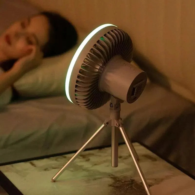 Ventilador de Coluna Portátil Recarregável de Mesa PowerBreeze