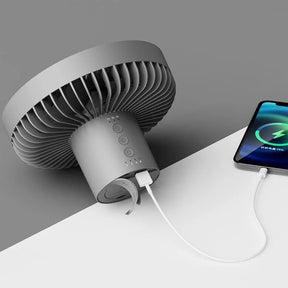 Ventilador de Coluna Portátil Recarregável de Mesa PowerBreeze