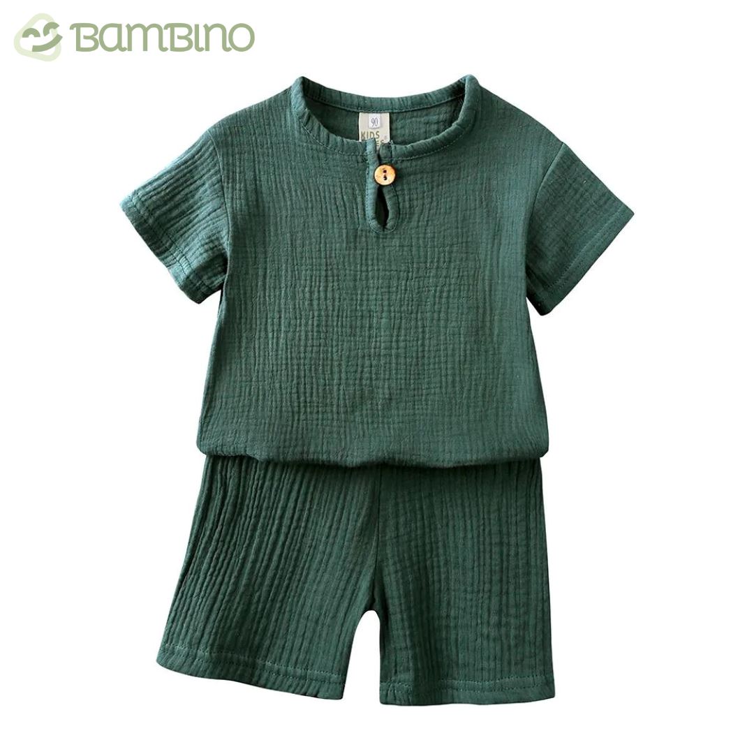 Conjunto em Linho Infantil Bambino