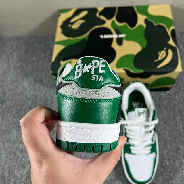 A Bathing Ape Bape SK8 Sta Green