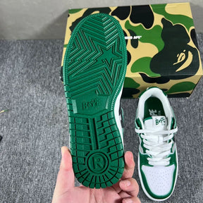 A Bathing Ape Bape SK8 Sta Green